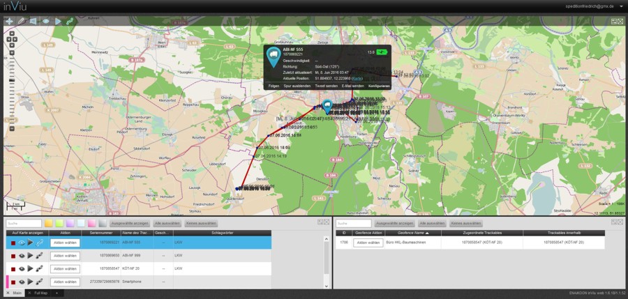 webbasierte GPS Ortung für Trailer und Anhänger
